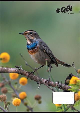 Füzet, tűzött, A4, vonalas, 32 lap, COOL BY VICTORIA, "Little birds", 81-32